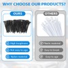 Uraqt Pack of 100 Cable Ties Black Set, 90 mm