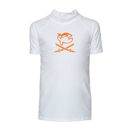 iQ-Company Jolly Fish Children's UV 300 Shirt, white, 128/134