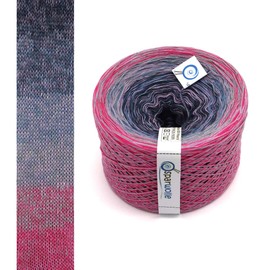 Bobble Special Editions, Colour Gradient Yarn 267 g 4-Ply 1000 m for Knitting and Crocheting (Rhodonite – 235)