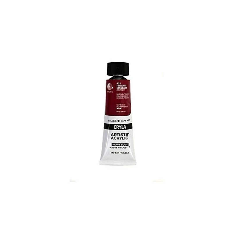 Daler-Rowney Cryla Acrylic 75 ml Primary Magenta, Professional Artists