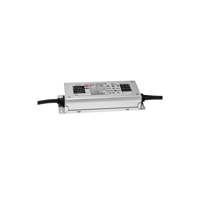 WITTKOWARE XLG-150-12-A IP67 Constant Power CV+CC LED Driver, Output 6.5
