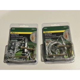 Hillman Fasteners LOT of 2 - Hillman 122411 Extra Heavy Duty MegaHook™ Kit 75lbs