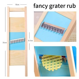 Multifunctional grater with food-grade stainless steel blades for sharp cuts, quick and even chopping, cutting board, carrot grater, potato grater, kitchen grater, vegetable grater