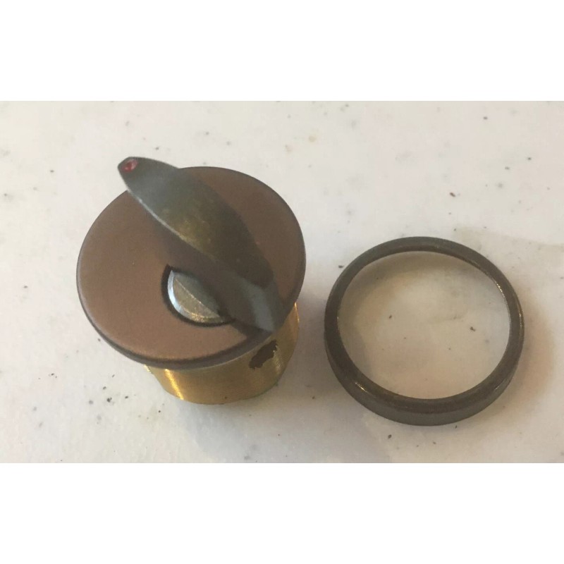 THUMB TURN Mortise Cylinder Dark Bronze #TA-570