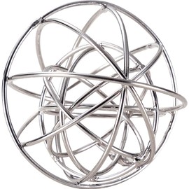 GS Home Products Twin Ball 2291070 Silver Diameter 1.9 inches (4.8 cm)