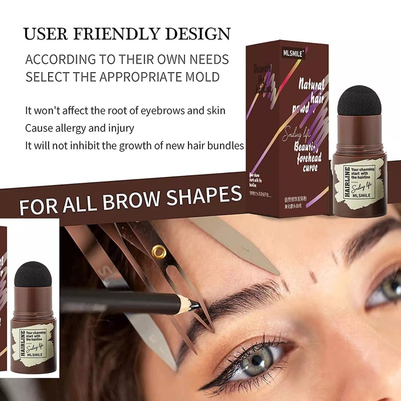 MLSMILE Eyebrow Stencil kit - Brow Stamp - (Blonde) - 24