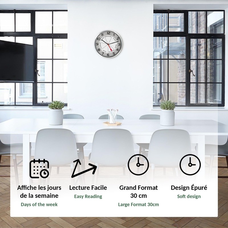 FISHTEC ® Bon Jour/Day of the Week Watch