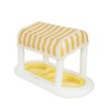 funboy Yellow & White Striped Floating Cabana Bar - A