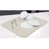 S&T INC. XL Dish Drying Mat for Kitchen, Absorbent, Reversible