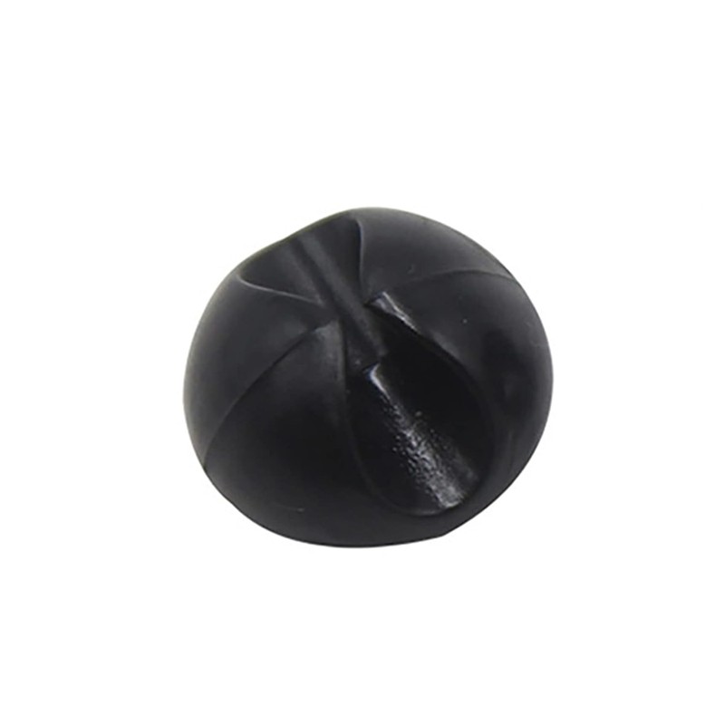 10 Pieces Black Self-Adhesive Cable Management Clip Organizer Cord Sticky
