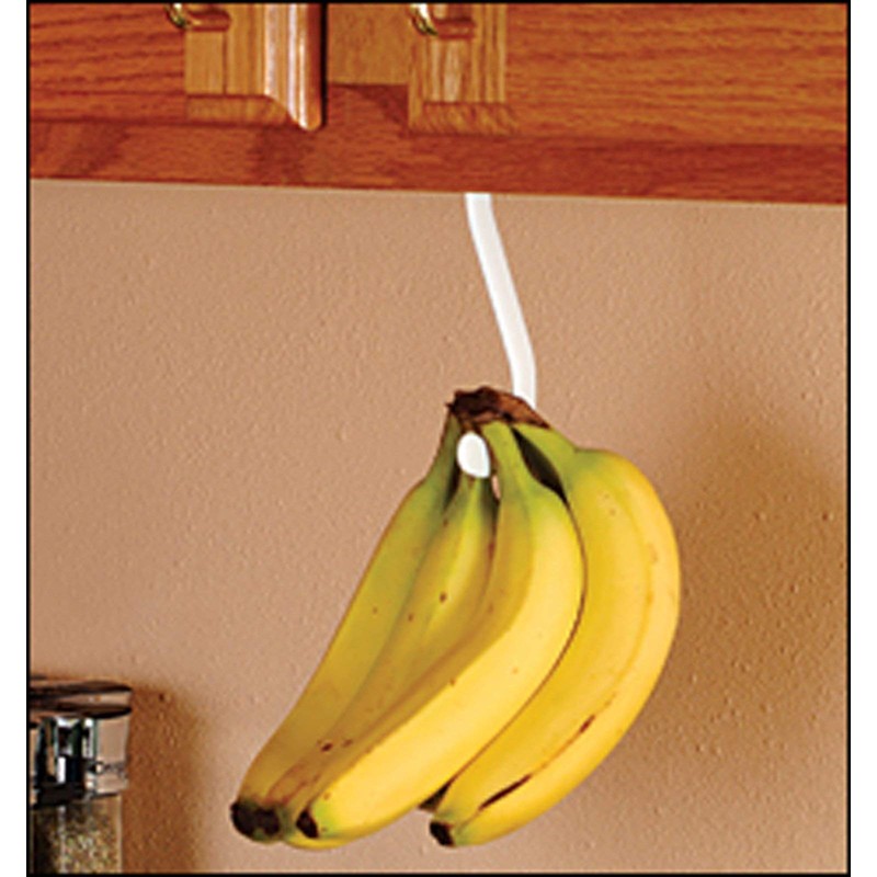 Gadjit Banana Hook Hanger - Ripen Naturally with Under Cabinet