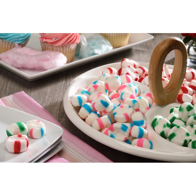Red Bird Cotton Candy Flavored Candy, Puff Mints Individually Wrapped,