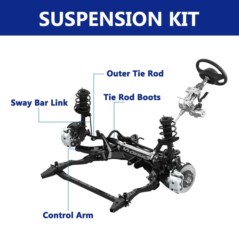 HAWK BROTHER Sway Bar Links, Replacement For Front Stabilizer Sway