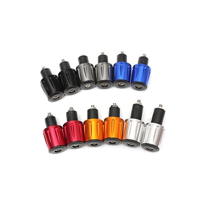 MOMOALA 7/8 Inch 22mm Universal Motorcycle Handlebar Ends Plug Grip