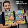 CardGuard Premium 3” Trading Card Binder – 100 Side-Loading Pages
