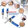 NICAVKIT 6Pcs Pattern Flush Trim Router Bits 1/4 Inch Shank,