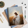 bitCNY Jesus and Lamb Christian Spiral Notebook, Jesus Religious Journal,