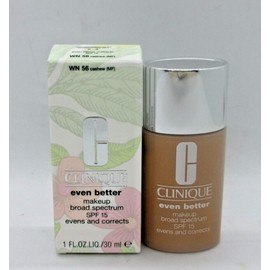 Clinique Even Better Broad Spectrum SPF 15 Evens & Corrects WN 56 Cashew (MF)