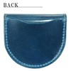 BlissLeather Oil, Cordovan, Genuine Leather Horseshoe-Shaped Coin Case (Interior: Tochigi