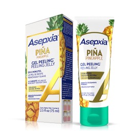 Asepxia Face Peel, Facial Exfoliator Peeling Jelly with Natural Pineapple Enzyme, Non-Abrasive Gentle, Hydrating, Cleansing & Exfoliating Gel-Based Skin Care, 2.5 ounce