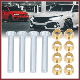 HEROFFIX 1 Set Door Hinge Pin Bushing Repair Kit Replacement for Nissan Frontier 1998-2005 Replace Parts