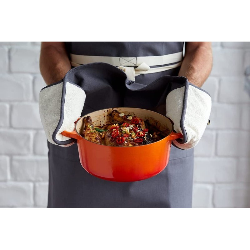 Le Creuset Textiles Double Oven Glove - Black
