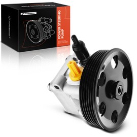 A-Premium Power Steering Pump, with Pulley, Compatible with Maserati Quattroporte 2014-2017, Ghibli 2014-2017, V6 3.0L, Replace # 268447, 7617955170