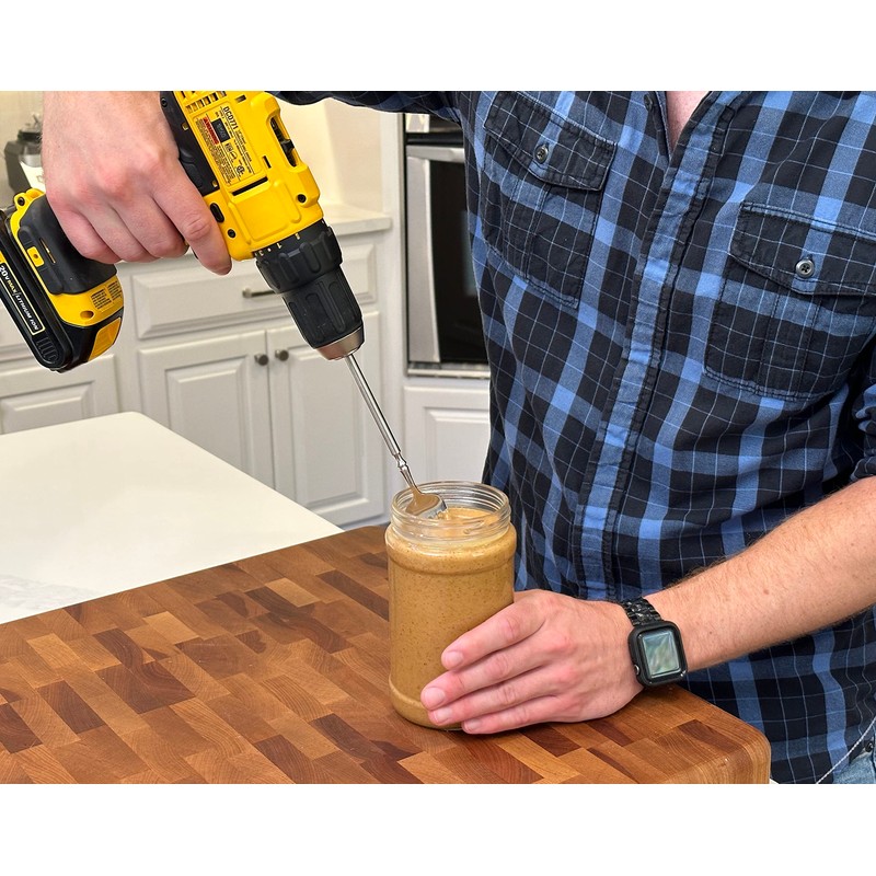 Fork Drill Bit Mixer - Spaghetti Spinner, Meat Shredder, Egg