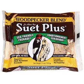 BestNest Wildlife Sciences Woodpecker Blend Suet Cakes, 11 oz., 24 Pack
