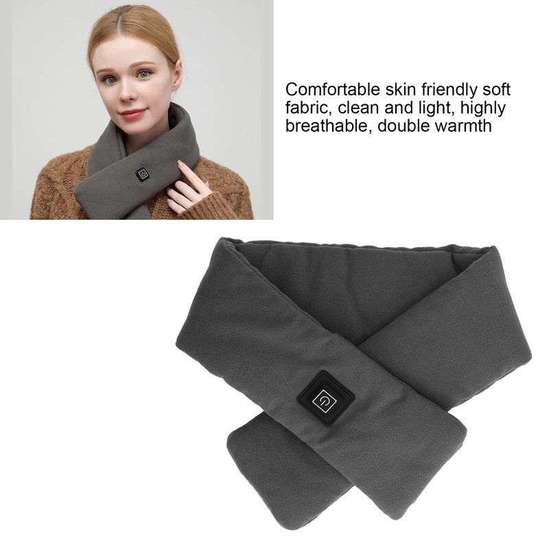 Heating Scarf Washable Skin Friendly Electric Heated Scarf with 3