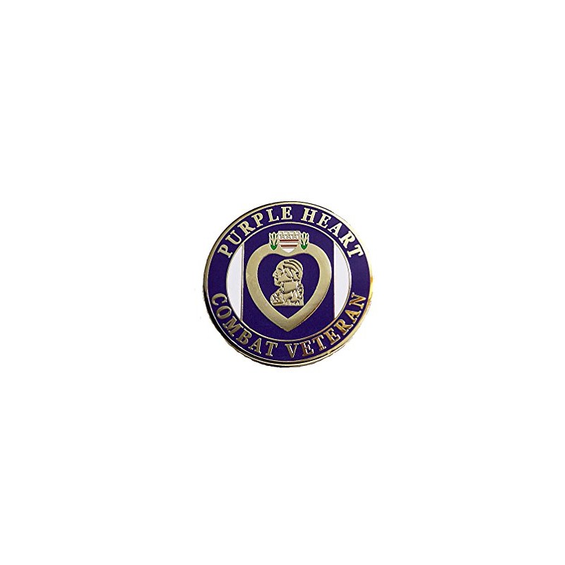 Purple Heart Combat Veteran Marines Navy Army Air Force Lapel