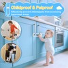 10 Pcs Sliding Cabinet Latches, U Shaped Cabinet Door Locks,