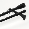GARDINIA 2 x Gala Chicago Series Curtain Pole End Pins