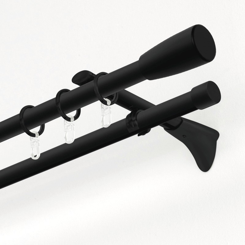 GARDINIA 2 x Gala Chicago Series Curtain Pole End Pins
