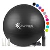 Exercise Ball for Yoga, Balance, Stability - Fitness, Pilates, Birthing,