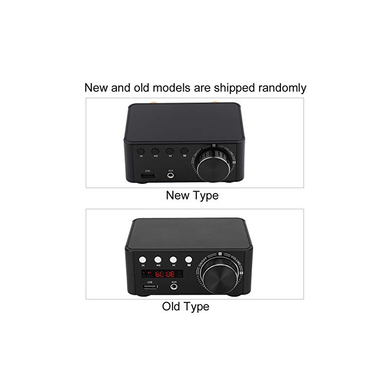 Amplificador Digital Bluetooth 5.0, Audio Estéreo de 2 Canales, Receptor