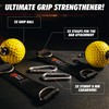MuscleForge Pull Up Grip Balls with Non-Slip Grooves - Pull-Up