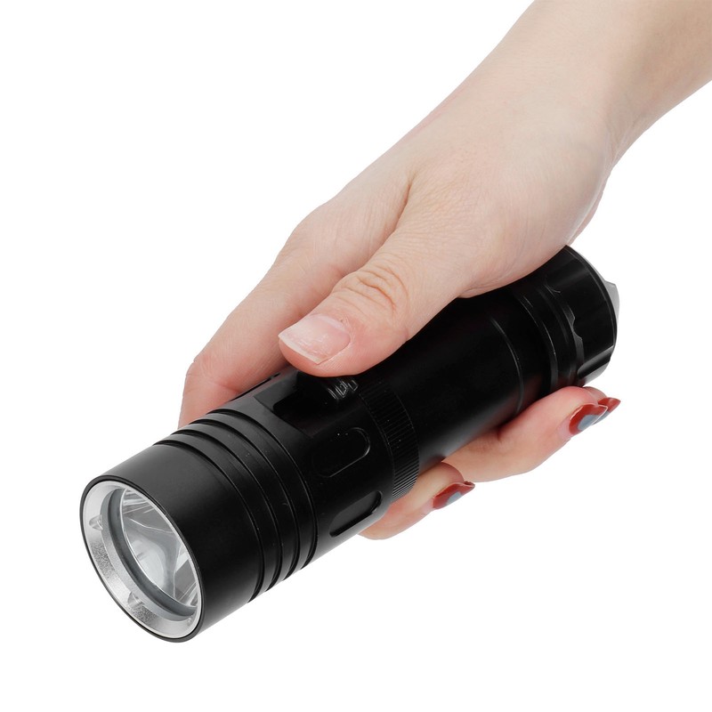 L2 Diving Flashlight Portable Waterproof Submarine Aluminum Alloy Electric Torch