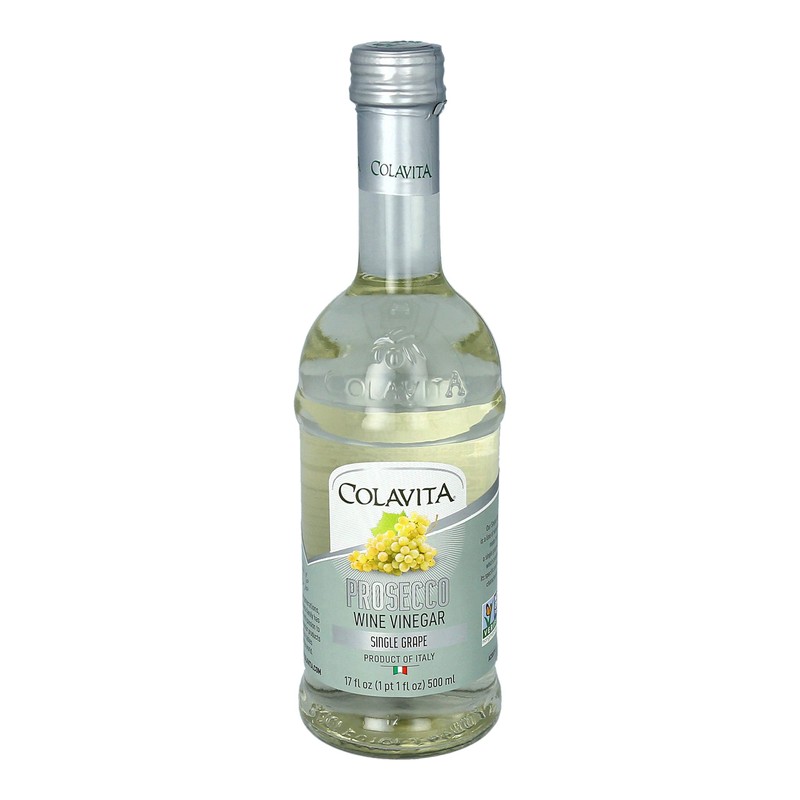 Colavita Wine Vinegar - Prosecco White Wine Vinegar, Non GMO,