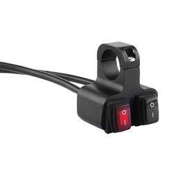 SOULONG 12V 16A Motorcycle Handlebar Headlight Spotlight Switch On Off Toggle Switch Rocker CNC Aluminum Waterproof for Motorbikes Scooters