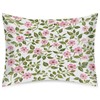 Satin Pillowcase Pink Flowers Satin Pillow case for Hair and