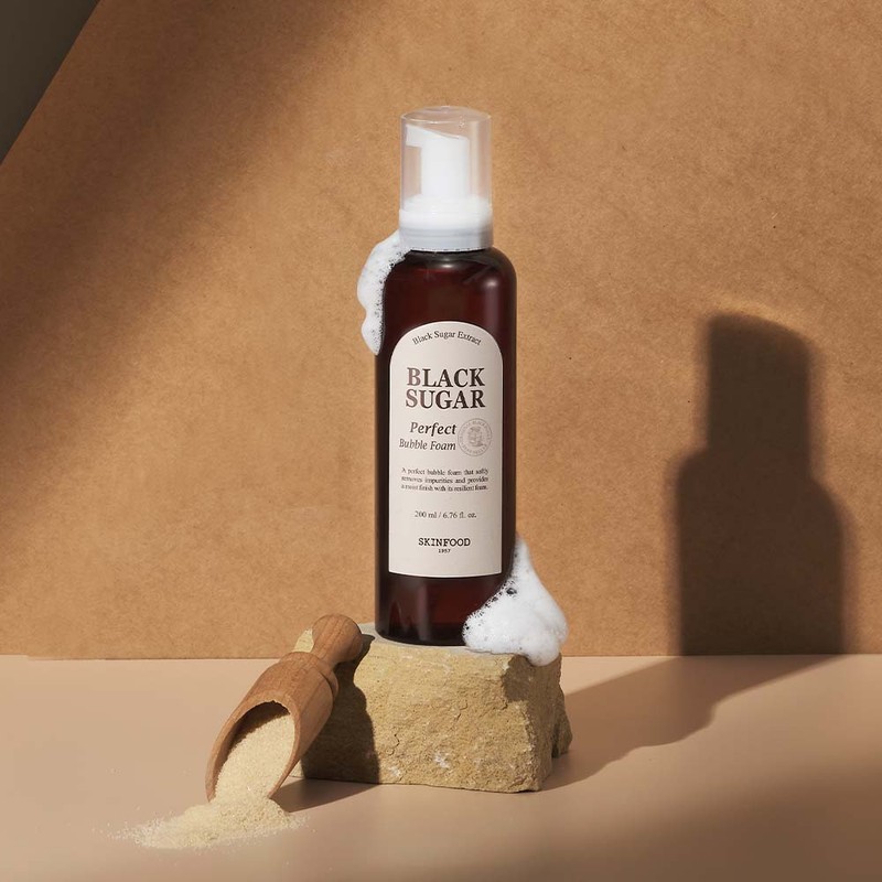 skin food [Skinfood/2 units] Black Sugar Perfect Smooth Cleansing Bubble
