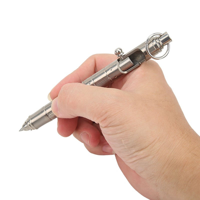 Titanium Alloy Ballpoint Pen Portable Pocket Pen for Everyday Use