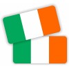 Unbranded/Generic Irish Flags Mini 1x2 Hard Hat Stickers | Welding Helmet Decals Ireland Flag