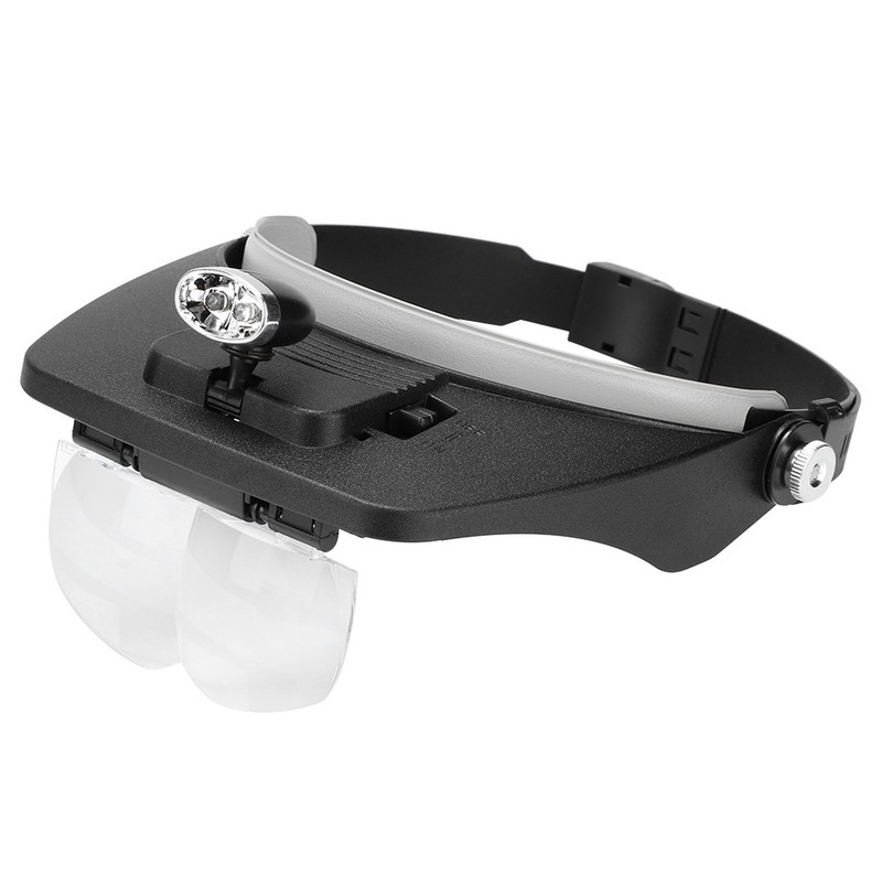 LED Beekeeping Bee Moving Magnifying Glass Head Mounted Magnification Mirror