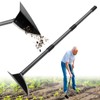 Garden Hoe, Heavy Duty Trenching Hoes with 60 Inch Long