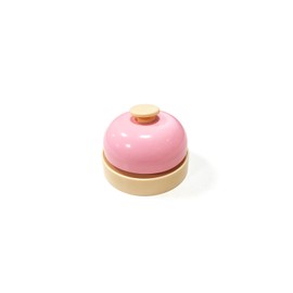 gweryho 1pcs Desk Bell for Service Restaurant Reception Desk Bell for Service Classroom Bell Ringer Attention Bell Ringer Bell to Ring for Service Bell for Desk (Pink)