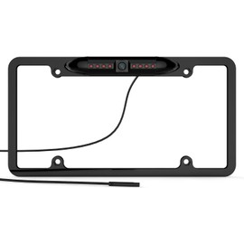 Backup Camera Frame License Plate HD Night Vision Rear View 170° Angle Waterproof Compatible with Dual Car Radio XDVD179BT XVM1000UI DCPA71W DCPA901 DM620N DM70MIR DM90MIR DMCPA70 DV622 DV712 DV715B