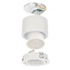 EDO Zalda OV Surface-Mounted Spotlight, White, Round, Extra Flat, Swivelling