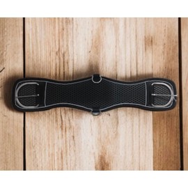 Majestic Ally Heavy Duty Mesh Cinch Girth Stainless Steal Buckles for Western Saddle (34 Inch)